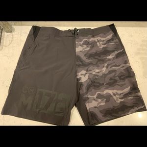 Men’s Black Camo Reebok CrossFit shorts